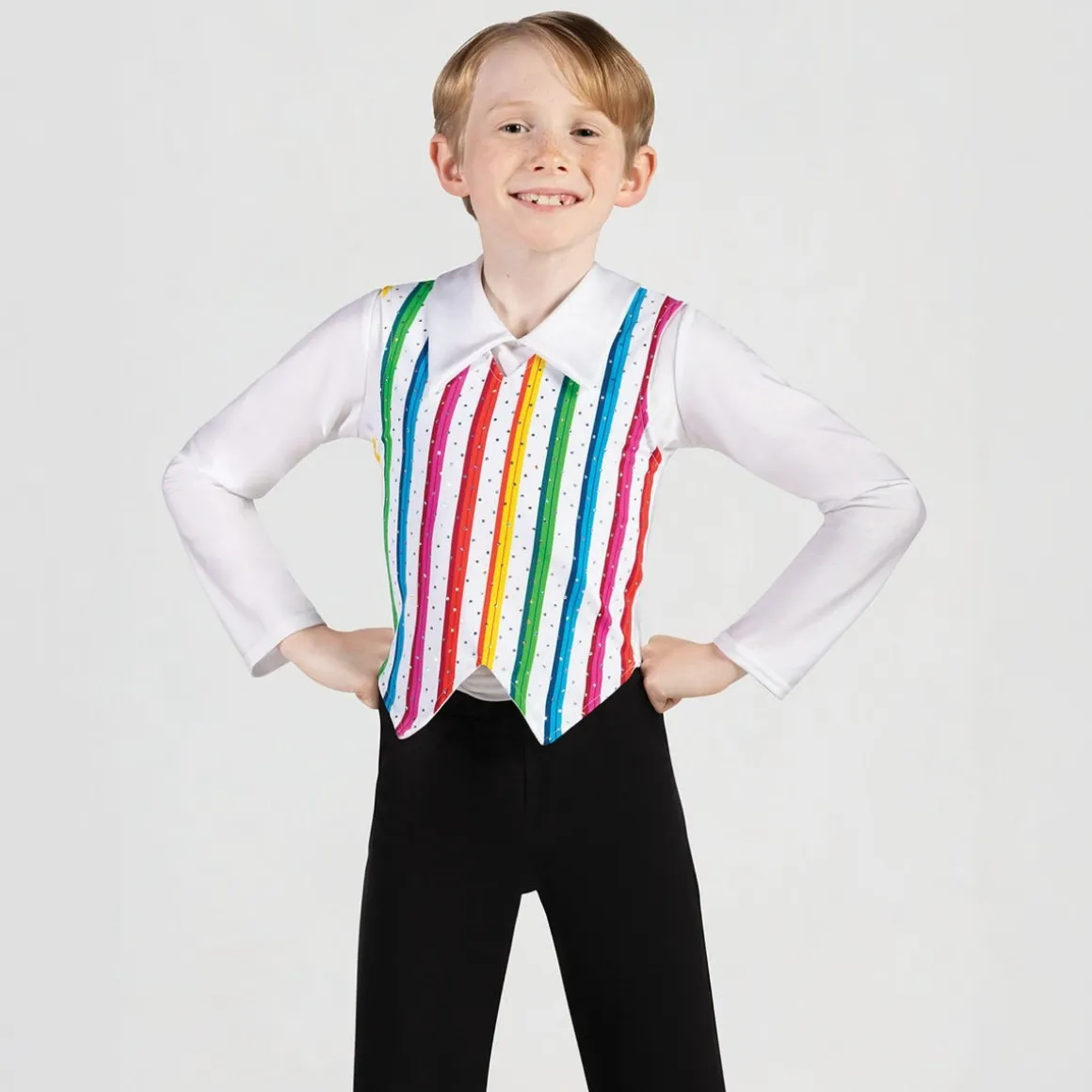 1st Position Rainbow Stripe Vest