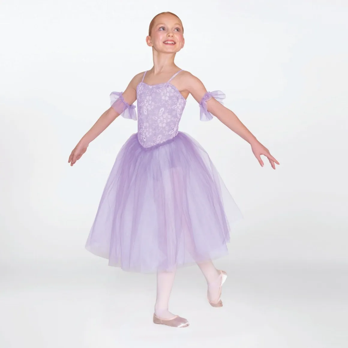 1st Position Romantic Floral Tutu with Arm Cuffs