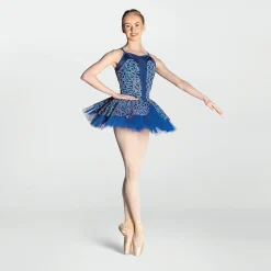 1st Position Sequin Bodice Platter Tutu with Peplum