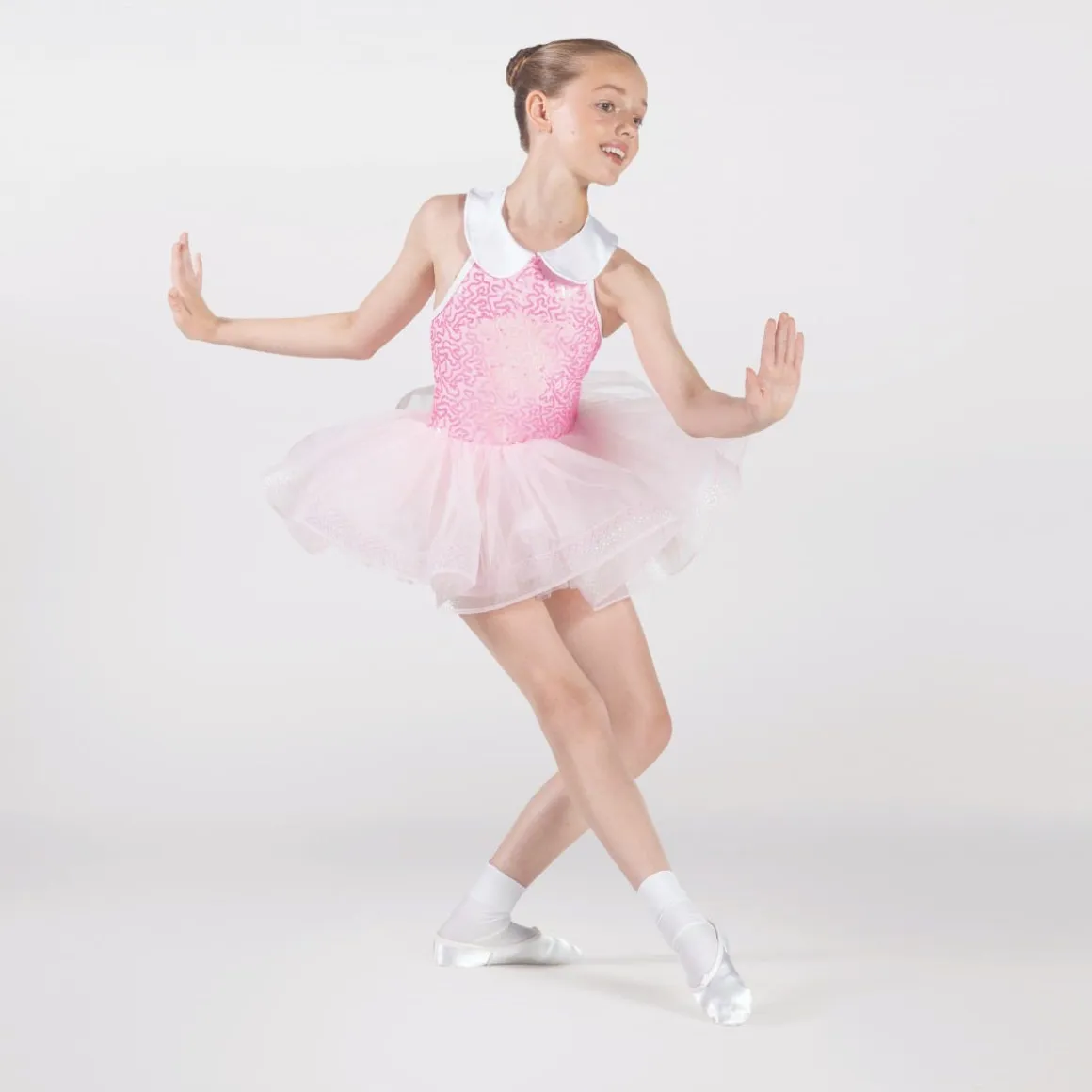 1st Position Sequinned Bodice Tutu with Collar