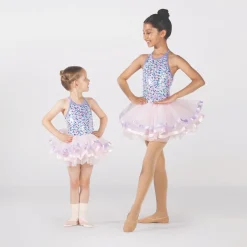 1st Position Sequinned Bodice Tutu with Ribbon Trim