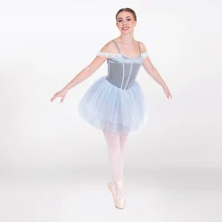 1st Position Sparkle Ballet Dress with Lace Corset Detail