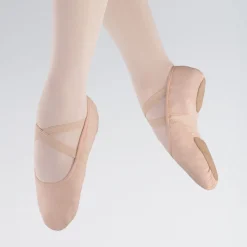 1st Position Split Sole Canvas Flex Ballet Shoe