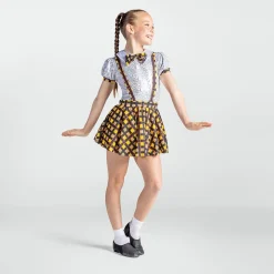 1st Position Tartan Schoolgirl Outfit with Bow