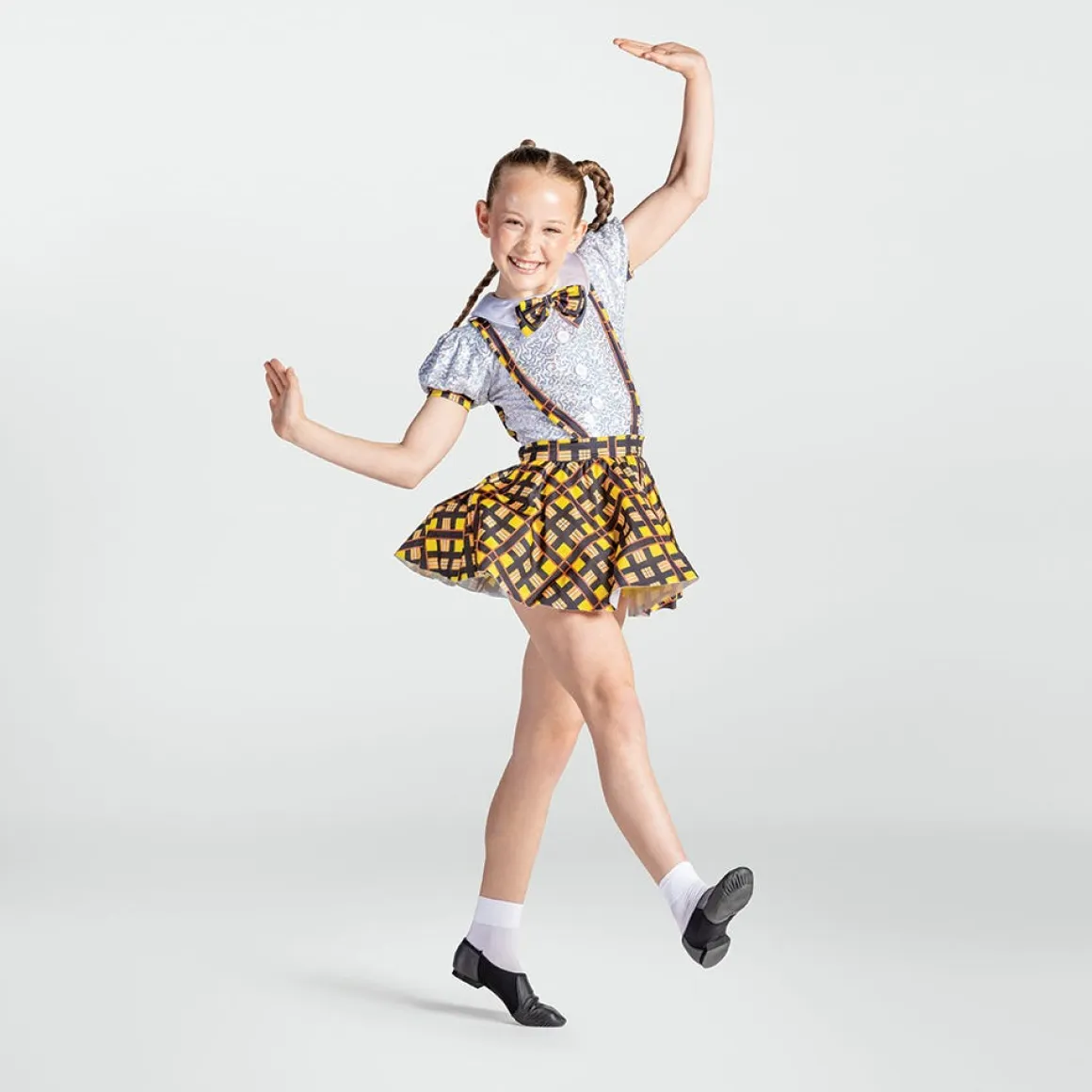 1st Position Tartan Schoolgirl Outfit with Bow