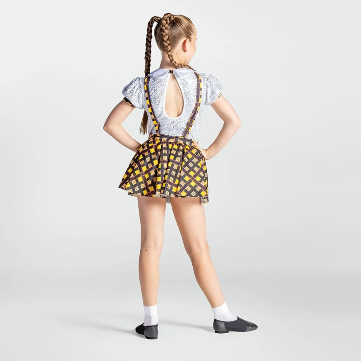 1st Position Tartan Schoolgirl Outfit with Bow