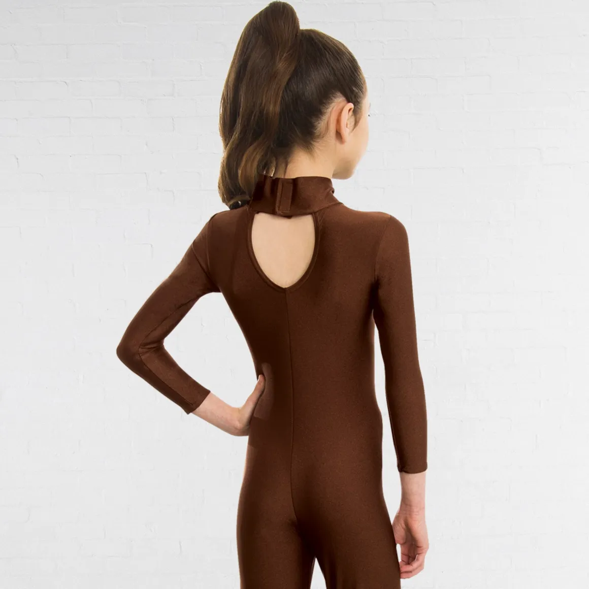 1st Position Toni Long Sleeved Keyhole Back Catsuit