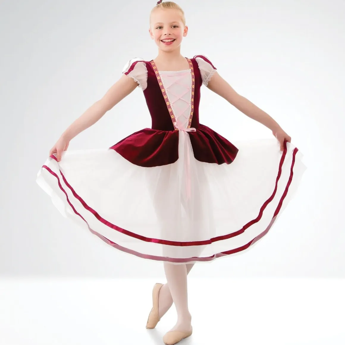 1st Position Velour Corset Bodice Ballet Dress