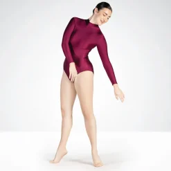 1st Position Vicky Long Sleeved Keyhole Back Leotard