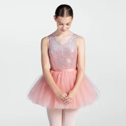 1st Position V-Neck Sequin Velour Tutu
