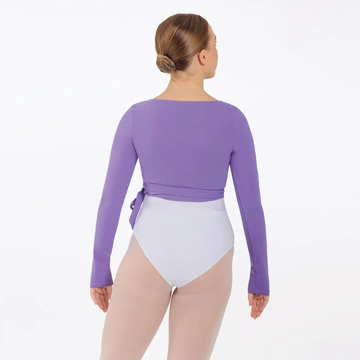 1st Position Wrap Front Jersey Top