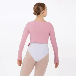 1st Position Wrap Front Jersey Top