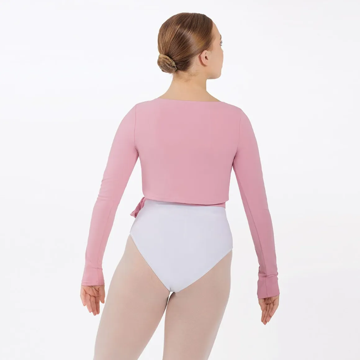 1st Position Wrap Front Jersey Top