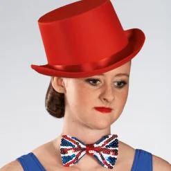 Union Jack Sequin Bow Tie