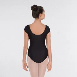 United Teachers of Dance Alice Cap Sleeved Ruched Leotard Matt Nylon