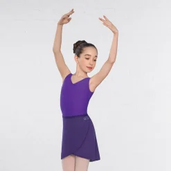 UTD Level 3-6 Ballet Purple Wrapover Skirt