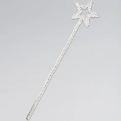 White Glitter Star Wand