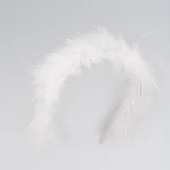 White Marabou Alice Band